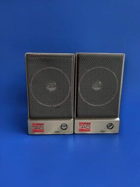 AIWA SC-A5 Power Booster Speakers for Walkman, Portable Players etc. Working!!